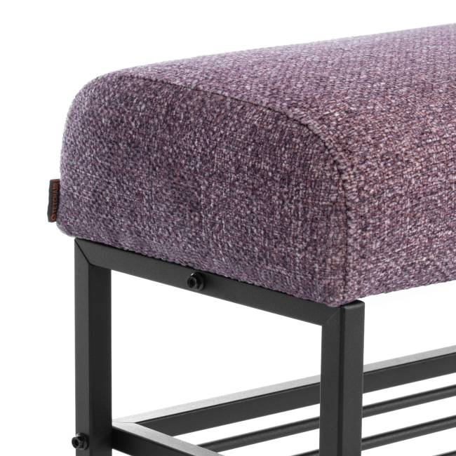 Банкетка-обувница Charli Lux/Чарли Люкс велюр/букле, vt шейп какао VT shape wood rose велюр/букле