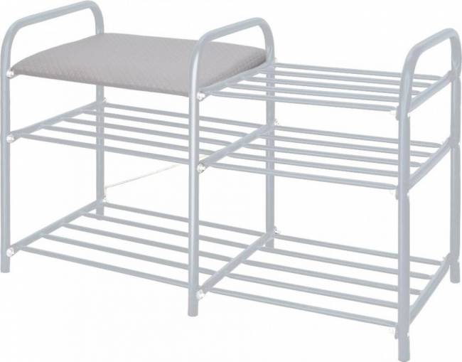 Этажерка для обуви Люкс арт. ЭТЛ3/С трехъярусная Этажерка для обуви Люкс арт. ЭТЛ3/С трехъярусная