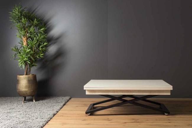 Стол-трансформер Левмар Cross P01/S53 Аворио/черный