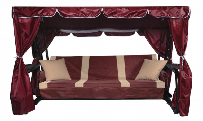 Садовые качели Нирвана 76 PREMIUM бордо Садовые качели Нирвана 76 PREMIUM бордо
