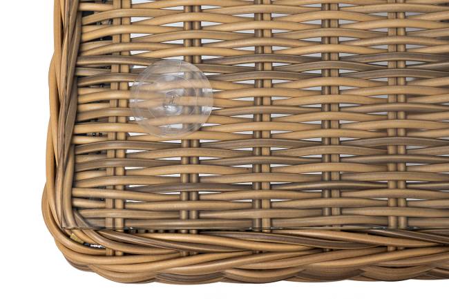 "Латте" плетеный стол из искусственного ротанга 140х80см, цвет соломенный "Латте" плетеный стол из искусственного ротанга 140х80см, цвет соломенный