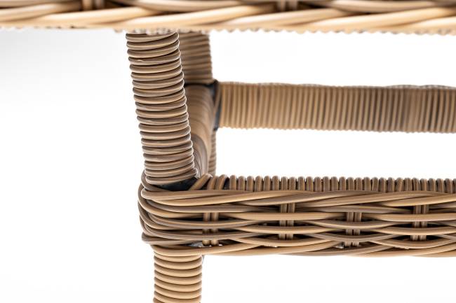 "Латте" плетеный стол из искусственного ротанга 140х80см, цвет соломенный "Латте" плетеный стол из искусственного ротанга 140х80см, цвет соломенный