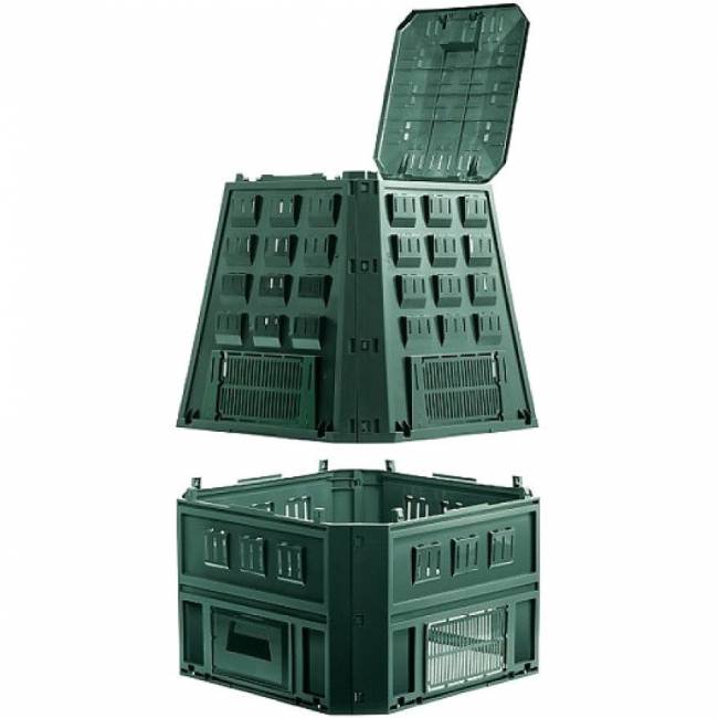 Компостер Prosperplast Evogreen 850 л, зеленый Компостер Prosperplast Evogreen 850 л, зеленый