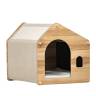 Домик для животных Leset Флёр Натуральное дерево Бежевый Домик для животных Leset Флёр Натуральное дерево Бежевый