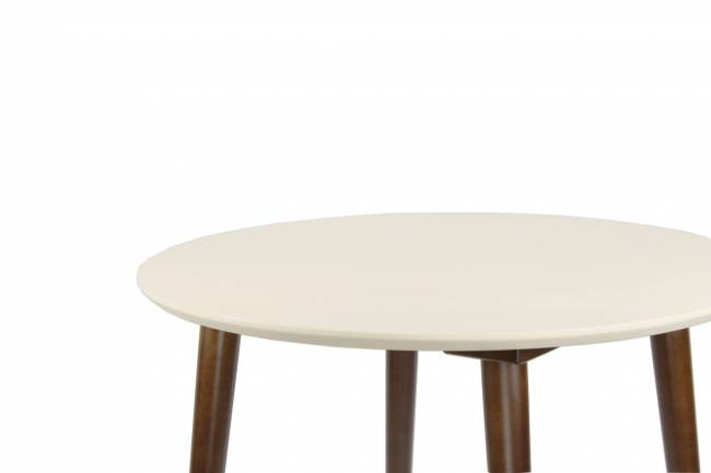 Стол Монте К 90, Орех/Слоновая кость