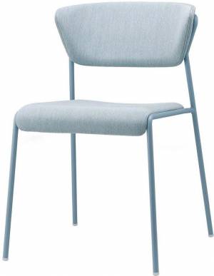 Стул с обивкой Lisa Waterproof голубой 510х560х770 мм