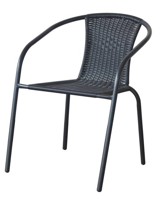 Комплект мебели Асоль LRC03/LRT03-60x60 Black (2+1) Комплект мебели Асоль LRC03/LRT03-60x60 Black (2+1)