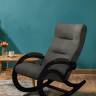 Кресло-качалка Каула экокожа Eva 6, каркас венге
