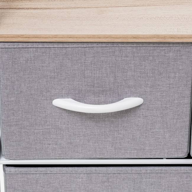 Комод Leset Ноа широкий, Каркас Белый, Светло-серый Белый Светло-серый Комод Leset Ноа широкий, Каркас Белый, Светло-серый Белый Светло-серый