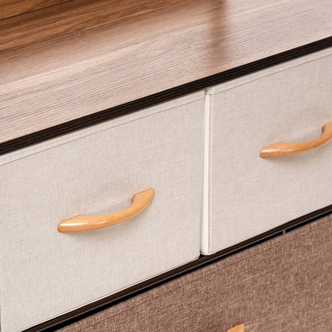 Комод Leset Локи 4 ящ., Коричневый, Бежевый Коричневый Бежевый, светло-коричневый, темно-коричневый