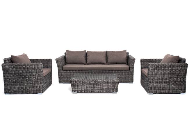 "Капучино" лаунж-зона из искусственного ротанга, цвет графит "Капучино" лаунж-зона из искусственного ротанга, цвет графит