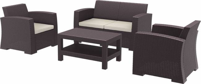 Подушка на сиденье Monaco Seat Cushion бежевый 580х580х70 мм Подушка на сиденье Monaco Seat Cushion бежевый 580х580х70 мм