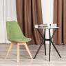 Стул TULIP SOFT (mod. 053V) / 1 шт. в упаковке дерево/пластик/ткань, 49,5 x 54,5 x 84 см, Зеленый (Green) LY1701-7 зеленый дерево/пластик/ткань