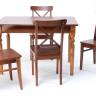 Обеденная группа Верди 120 со стульями Ингольф орех