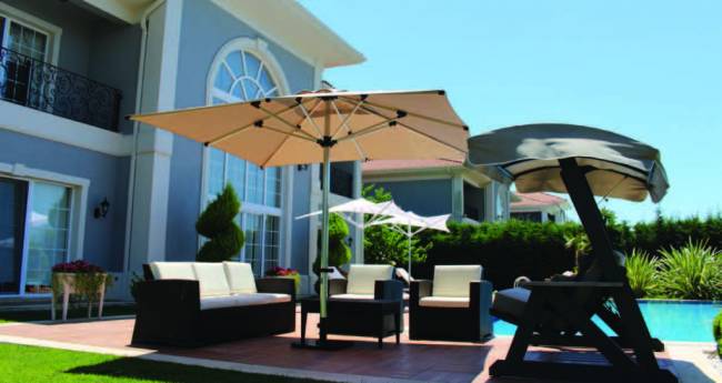 Зонт профессиональный 3.5х3.5 м Lux Telescopic Manuel 3500х3500 мм