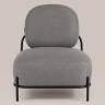 Кресло Стоун рогожка серый