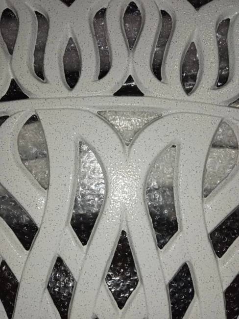 Садовая скамейка из литого алюминия White Lily