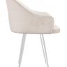 Стул DikLine 439 поворотный, C103 крем, ножки белые Стул DikLine 439 поворотный, C103 крем, ножки белые