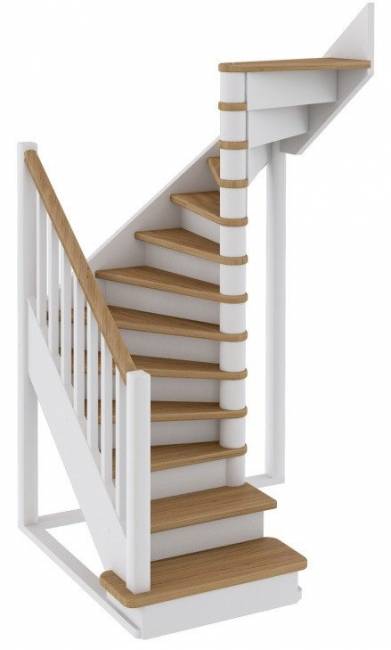 Деревянная лестница ЛС-05м под покраску Деревянная лестница ЛС-05м под покраску