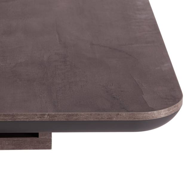 Стол обеденный SKAT ЛДСП/МДФ, 120-160х80х75 см, Оникс/Графит Оникс/Графит ЛДСП/МДФ Стол обеденный SKAT ЛДСП/МДФ, 120-160х80х75 см, Оникс/Графит Оникс/Графит ЛДСП/МДФ