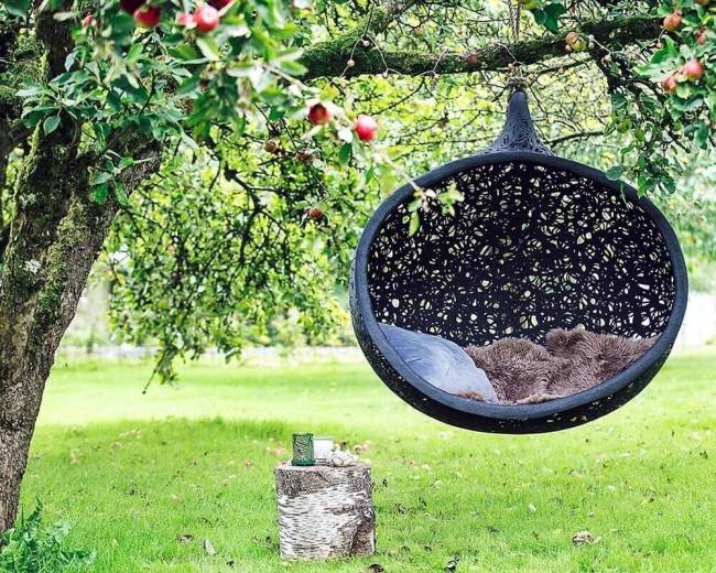 Подвесное кресло-кокон "Bios Mini", Черное Подвесное кресло-кокон "Bios Mini", Черное