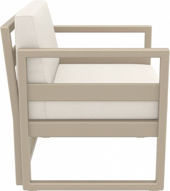 Комплект пластиковой мебели Mykonos бежевый, бежевый Комплект пластиковой мебели Mykonos бежевый, бежевый