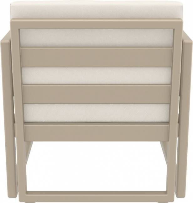 Комплект пластиковой мебели Mykonos бежевый, бежевый Комплект пластиковой мебели Mykonos бежевый, бежевый