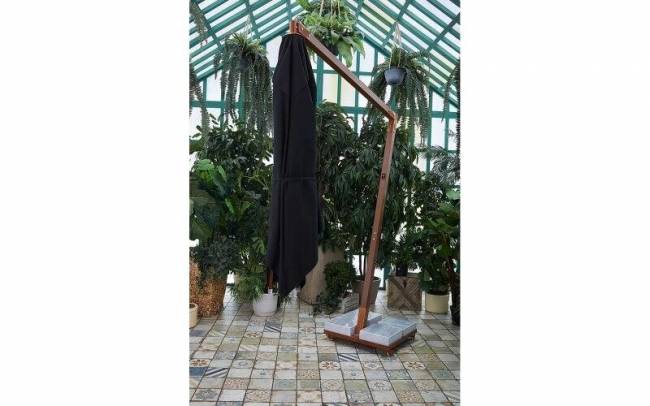 Профeссиональный зонт "MAESTRO LUX 350", квадратный, черный