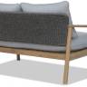 Диван деревянный двухместный с подушками Freeport песочный, угольный, серый 1375х771х740 мм Диван деревянный двухместный с подушками Freeport песочный, угольный, серый 1375х771х740 мм