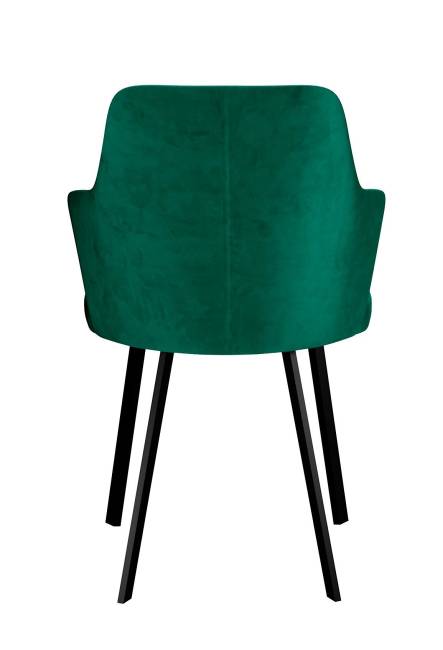 Стул DikLine 245 поворотный, К13 изумруд, ножки черные