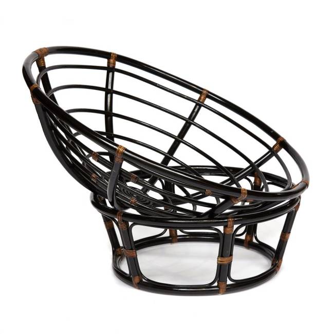 Кресло PAPASAN/ПАПАСАН 23/01 W /с подушкой/ диаметр подушки 125 см, 115х101х104 см, Antique brown (античный черно-коричневый), ткань Коричневый, Antique brown (античный черно-коричневый) Кресло PAPASAN/ПАПАСАН 23/01 W /с подушкой/ диаметр подушки 125 см, 115х101х104 см, Antique brown (античный черно-коричневый), ткань Коричневый, Antique brown (античный черно-коричневый)