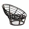 Кресло PAPASAN/ПАПАСАН 23/01 W /с подушкой/ диаметр подушки 125 см, 115х101х104 см, Antique brown (античный черно-коричневый), ткань Коричневый, Antique brown (античный черно-коричневый) Кресло PAPASAN/ПАПАСАН 23/01 W /с подушкой/ диаметр подушки 125 см, 115х101х104 см, Antique brown (античный черно-коричневый), ткань Коричневый, Antique brown (античный черно-коричневый)