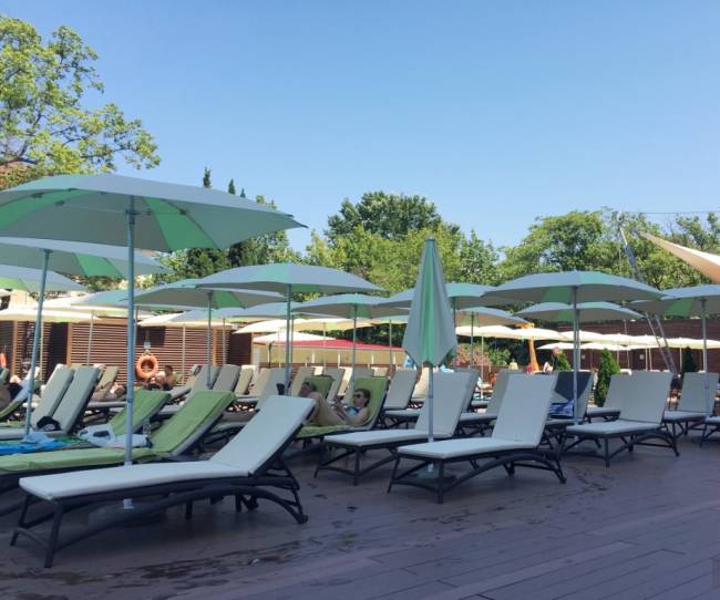 Зонт пляжный профессиональный 1.8х1.8 м Mondrian 1800х1800 мм