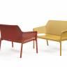 Диван пластиковый Net Bench коралловый 1160х700х860 мм Диван пластиковый Net Bench коралловый 1160х700х860 мм