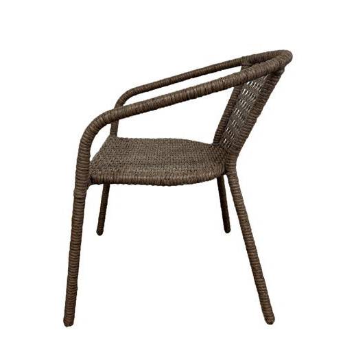 Стул из искусственного ротанга BROWN, коричневый Стул из искусственного ротанга BROWN, коричневый