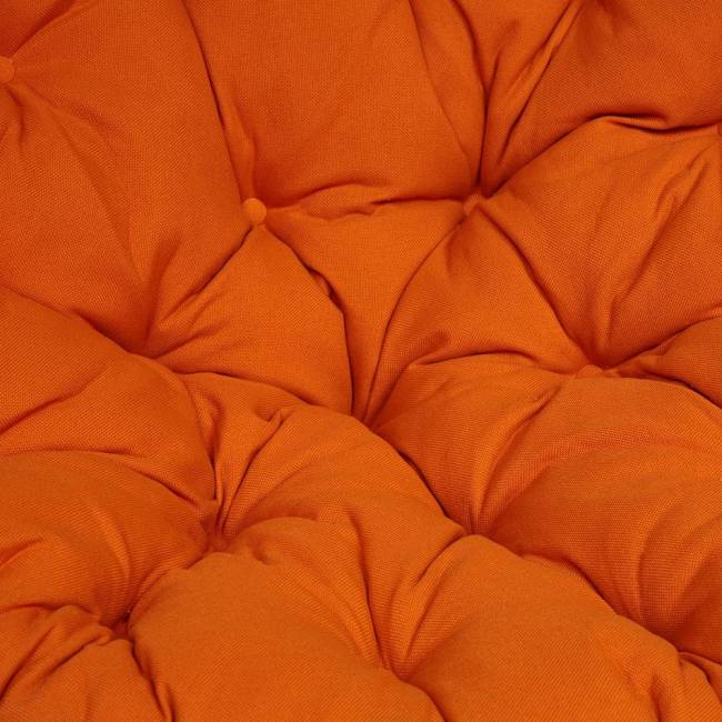 Кресло PAPASAN/ПАПАСАН 23/01 W /с подушкой/ диаметр подушки 122 см, 115х101х104 см, Antique brown (античный черно-коричневый), ткань Оранжевый, Antique brown (античный черно-коричневый) Кресло PAPASAN/ПАПАСАН 23/01 W /с подушкой/ диаметр подушки 122 см, 115х101х104 см, Antique brown (античный черно-коричневый), ткань Оранжевый, Antique brown (античный черно-коричневый)