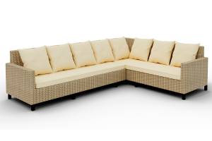 MOKKA БЕЛЛА / BELLA диван угловой, соломенный