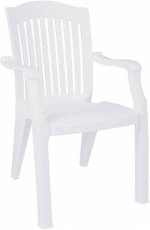 Кресло пластиковое Classic White