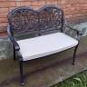 Скамья из литого алюминия Valeria II
