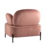 Кресло Кэнди с подлокотниками велюр пыльно-розовый