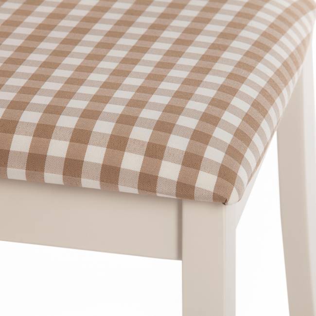 Стул Picasso/Пикассо ( PC-SC ) дерево гевея, 45х53х97см, слоновая кость 2-5, ткань: клетка мелкая (Комплект из 2 шт.) ivory white (слоновая кость 2-5) дерево гевея Стул Picasso/Пикассо ( PC-SC ) дерево гевея, 45х53х97см, слоновая кость 2-5, ткань: клетка мелкая (Комплект из 2 шт.) ivory white (слоновая кость 2-5) дерево гевея