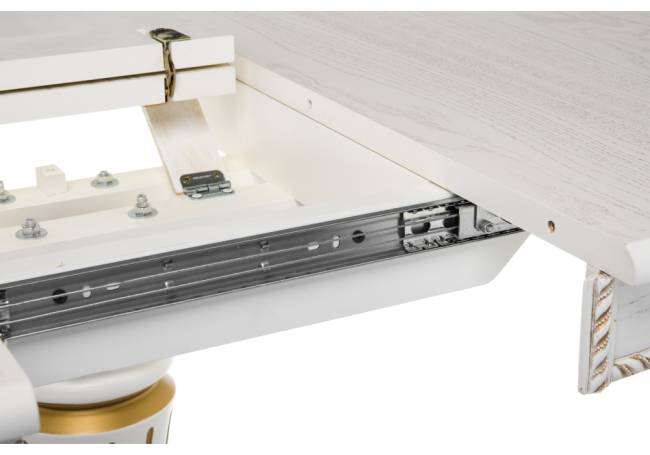 Павия 100 молочный / золотая патина