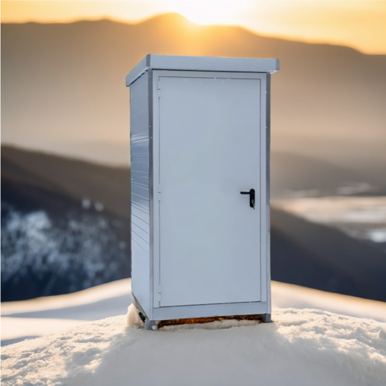 Мобильная туалетная кабина «Север», цвет – белый