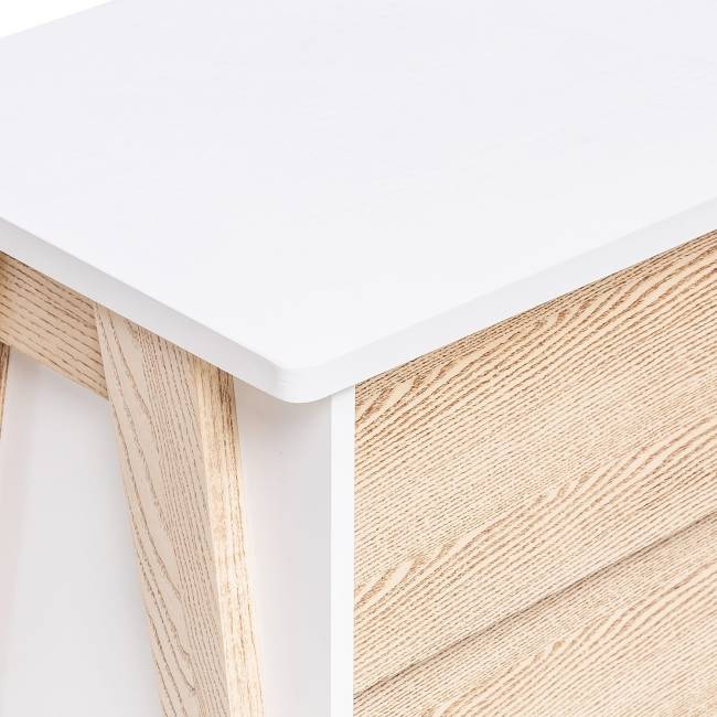 Комод Leset "Сканди" 2 ящ. Дуб, компаньон Молочный дуб Дуб шпон