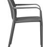 Стул обеденный DOBRIN WALTER ARM, темно-серый (GR-04)