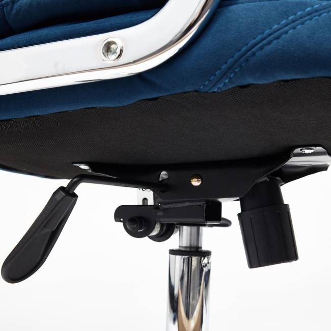 Кресло SOFTY LUX  флок , синий, 32 синий флок