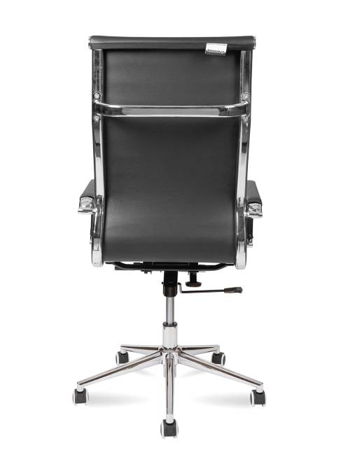 Комплектующие кресел / Техно ковш / хром / черная экокожа Комплектующие кресел / Техно ковш / хром / черная экокожа