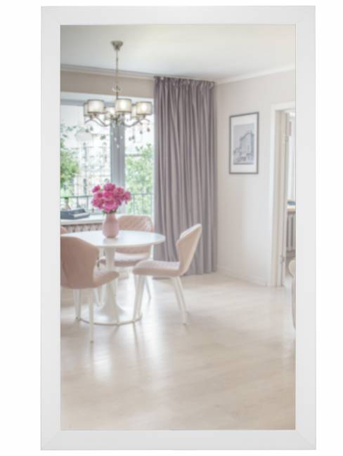 Зеркало настенное BeautyStyle 11 белый 118 см х 60,6 см Зеркало настенное BeautyStyle 11 белый 118 см х 60,6 см